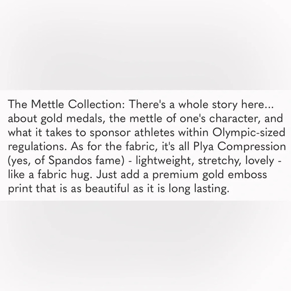 Oiselle Gold Mettle short shorts, with metallic medal pattern size medium - Picture 9 of 9